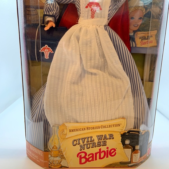 Vintage 1995 Civil War Nurse Barbie American Stories Collection Barbie Sealed - Picture 2 of 13